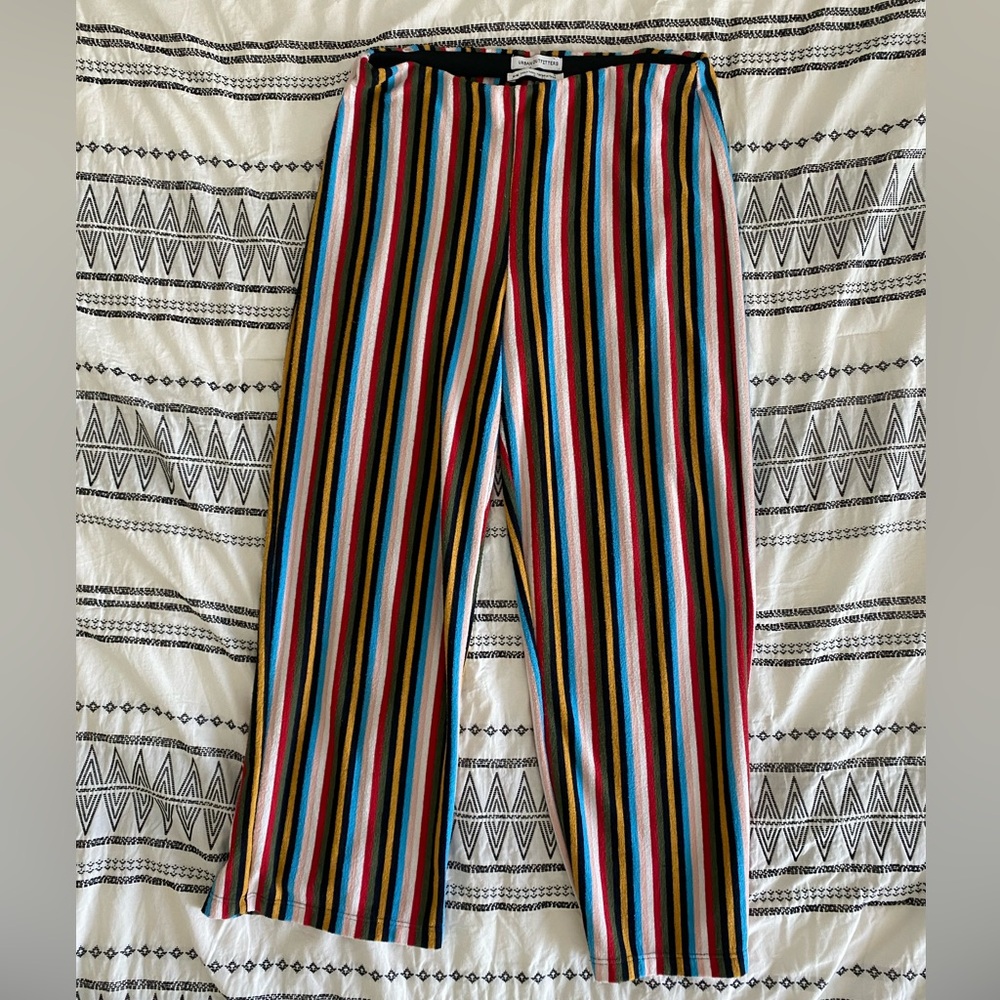 Urban Outfitters Multicolor Striped Kickflare Pants